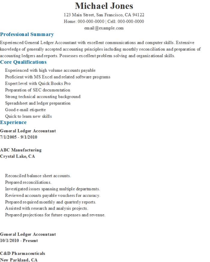 General Accountant Resume from john4279.files.wordpress.com